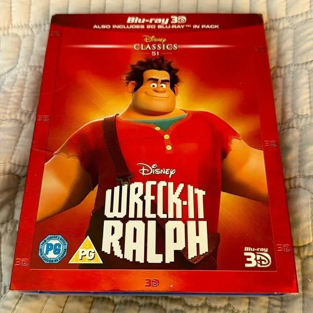 NIB Disney Wreck-It Ralph Blu-ray 3D and 2D Movie